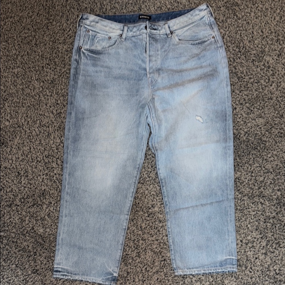 Express Men's Light Blue Jeans